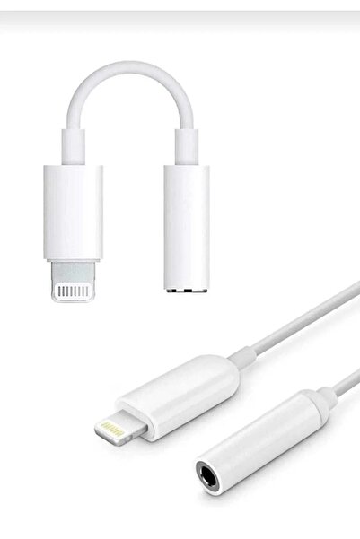Nanopro Iphone Ipad Lightning Uyumlu Kulaklık Çevirici Aux Dönüştürücü Ara Kablosu