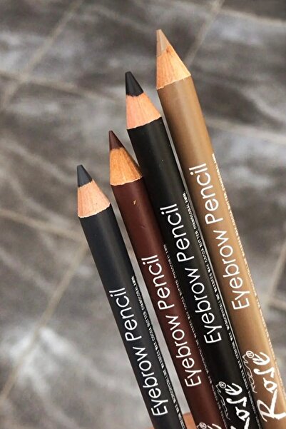 Roesıa Rose Cosmetics Klasik Fırçalı Kaş Kalemi-4 Lü Set