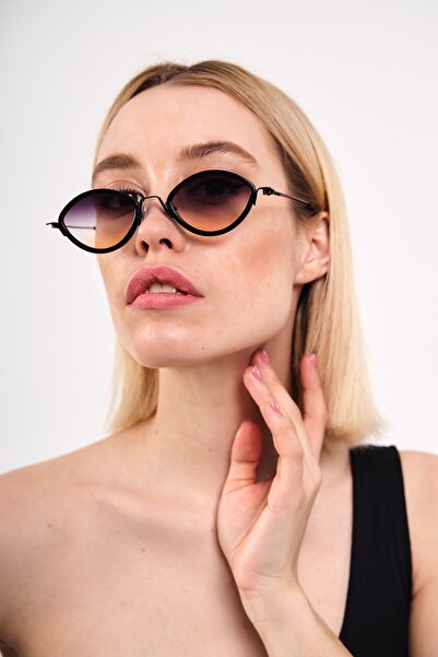 Kapin Sein Premium Karo Güneş Gözlüğü - Siyah Hardal