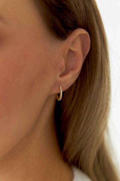 YAVUZ KUYUMCULUK 14 Ayar Altın Tamtur Küpe