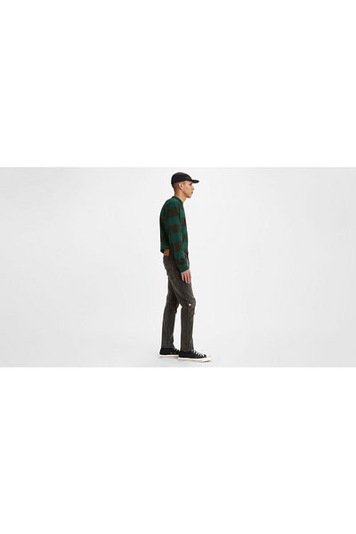 Levi's 512 ™   Ανδρικό τζιν παντελόνι Slim Tapered - Dark Black Destructed