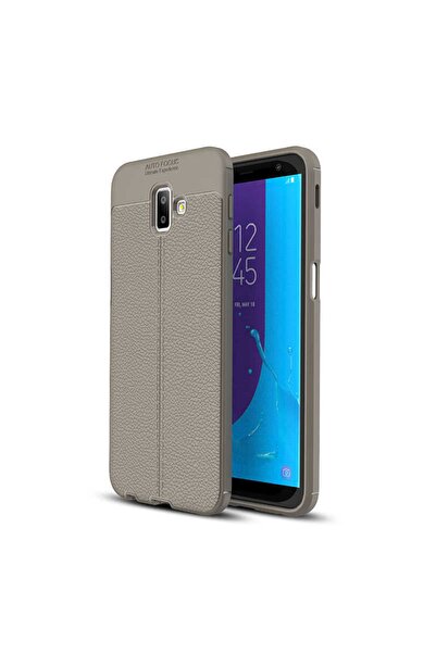 ZM STORE Samsung Galaxy J6 Plus Kılıf Deri Yüzey Görünümlü Harika Kesim Niss ...