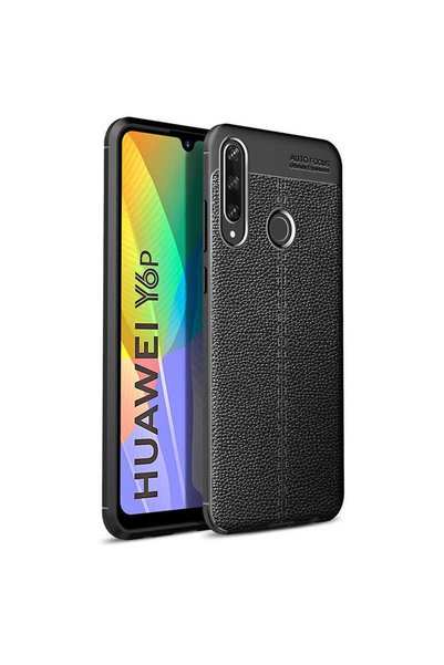 ZM STORE جراب Huawei Y6p ذو سطح جلدي ذو مظهر رائع وغطاء Niss
