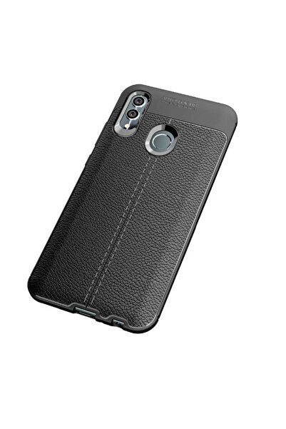 ZM STORE Huawei P Smart 2019 Kılıf Deri Yüzey Görünümlü Harika Kesim Niss Kapak