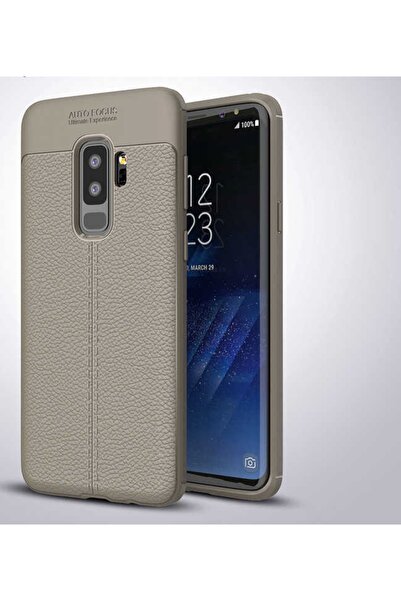 ZM STORE Samsung Galaxy S9 Plus Kılıf Deri Yüzey Görünümlü Harika Kesim Niss ...