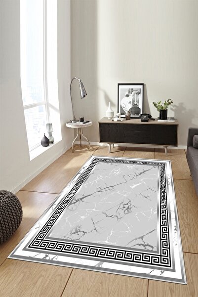 Thalia Home Kaymaz Tabanlı Yıkanabilir Baskılı Yolluk Mutfak Halısı Koridor H...