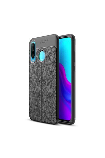 ZM STORE Huawei P30 Lite Kılıf Deri Yüzey Görünümlü Harika Kesim Niss Kapak