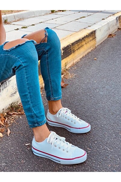 Lideral Unisex Short White Sneaker Convers Shoes Daily Walking Sports Shoes