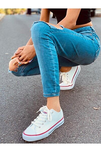 Lideral Unisex Short White Sneaker Convers Shoes Daily Walking Sports Shoes