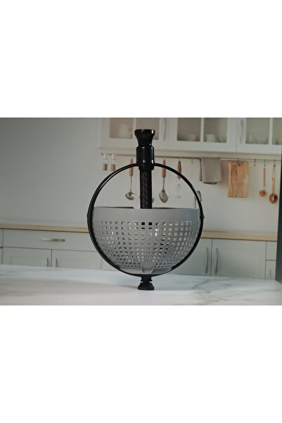 Practials Salata Sebze Kurutucu - Basma Kollu Dönebilen Süzgeç