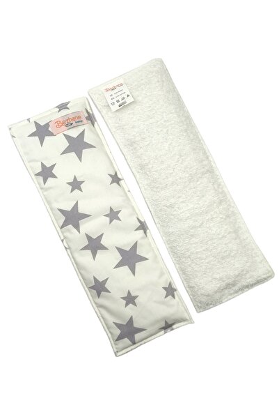 BEZHANE وسادة أطفال قابلة للغسل مكونة من 7 طبقات باللون الرمادي مع نجوم رقم 1
