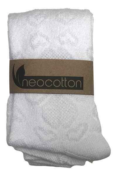 neocotton Бебешки памучни чорапогащи с шарка на детелина Nc7008