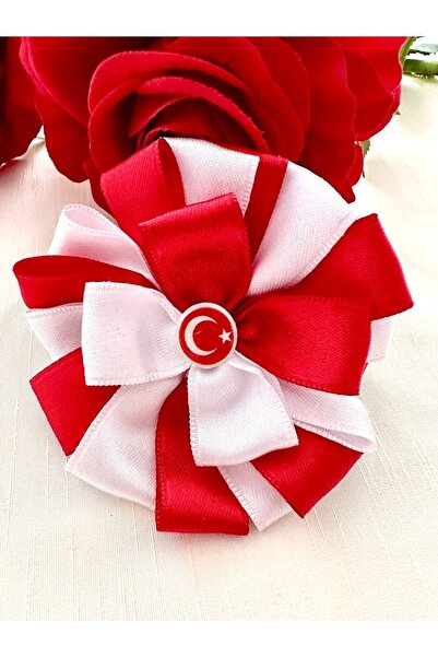 alsaccessories Culoare Roșu Alb La mijlocul Lunii Star Cataramă elastică