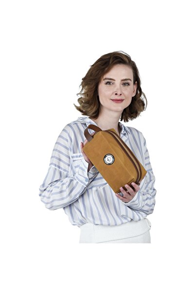 Cotto Shoes Camel Waxed Canvas Tote Bag