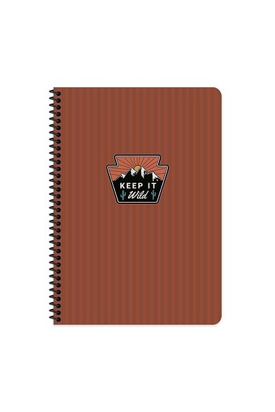 Keskin Colors دفتر ملاحظات حلزوني خارجي 16.5 × 22.5 مسطح غير مبطن 80 ورقة