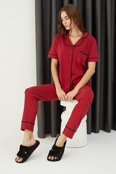 ELİTOL Pohodlný pyžamový set na knoflíky
