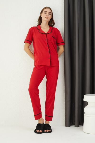 ELİTOL DÜĞMELİ PİJAMA TAKIM