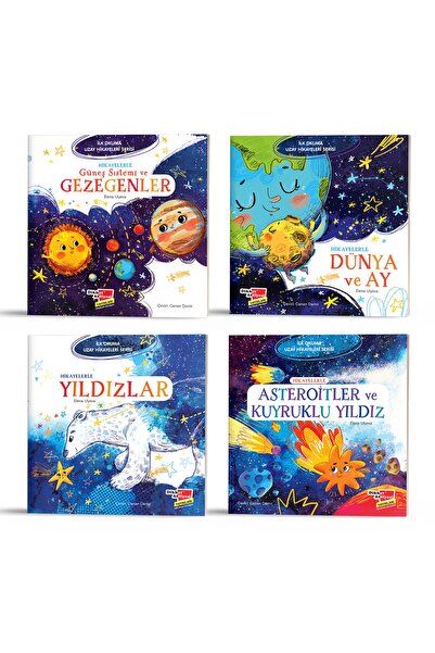 Dikkat Atölyesi Yayınları Ilk Okuma Uzay Hikayeleri 4'lü Set