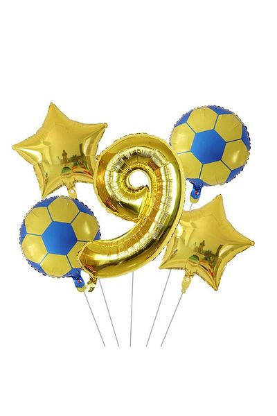 Mini Parti Mini Party Store Yellow Navy Blue Balloon Set