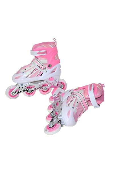 Mega Reyon Can Sport Silikon Teker Paten 34-37 Pembe