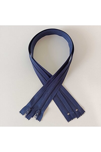 fabricorg Zipper 50 Cm 2 Pieces (Navy Blue)