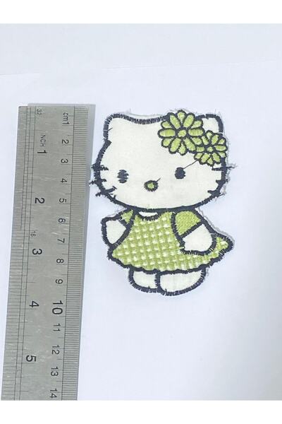 oldskoolbutik Helloo Kity Patch Cresta Verde