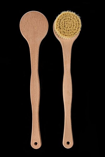 ComesCosmetic Natural Bath Back Brush (100% Vegan) Oval