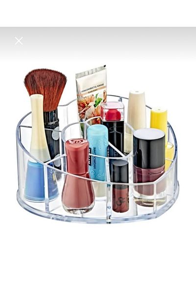 Akkoyunlu home Heart Makeup Organizer with Compartment