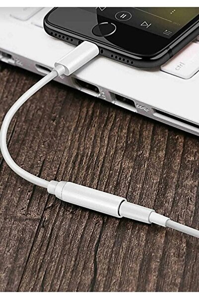 Nanopro Iphone Ipad Lightning Uyumlu Kulaklık Çevirici Aux Dönüştürücü Ara Kablosu