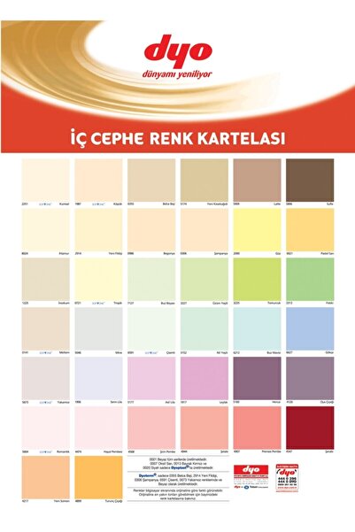 Dyo Dinamik Silikonlu Ipek Mat Silinebilir Iç Cephe Boyası 7.5 Lt [10kg] Demirdagı