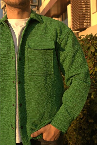 MİRMARONİ Капітоне Зимова чоловіча сорочка Лісорубська сорочка з однією кишенею на клапані