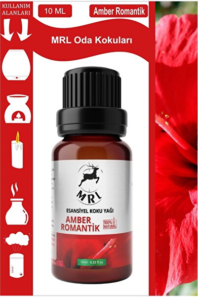 MRl Amberromantik Kokusu Buhurdanlık Yağı Aromaterapi Yağ Difizör Esansı Buhu...