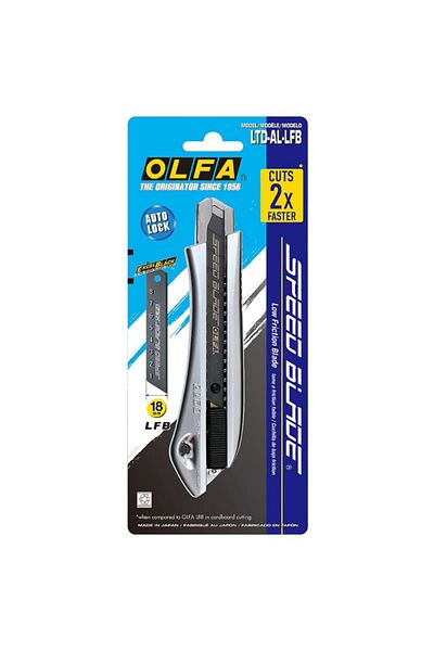 Olfa Utility Knife Wide Slide 18mm N:ltd-al-lfb