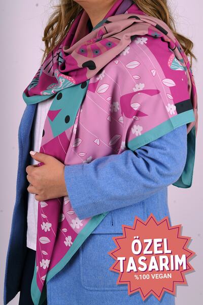 Feminine Pink Şal