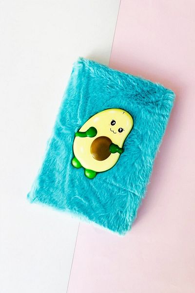 Çılgıntrend Cute Avocado Squishy Plush Notebook