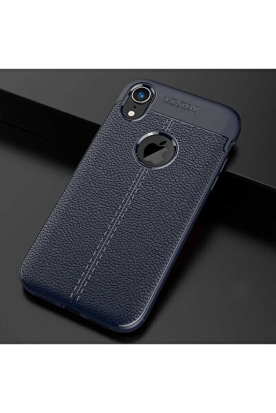 ZM STORE Apple Iphone Xr 6.1 Kılıf Deri Yüzey Görünümlü Harika Kesim Niss Kapak