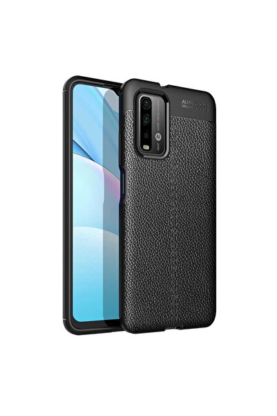 ZM STORE حافظة هاتف Xiaomi Poco M3 ذات سطح جلدي بمظهر رائع وغطاء Niss