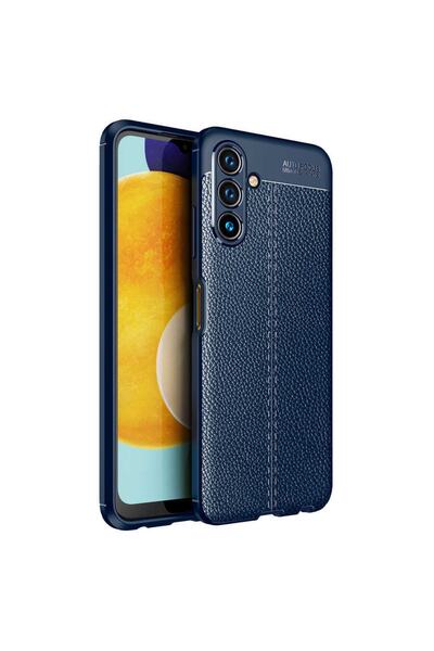 Samsung Galaxy A04s Case Great Cut Niss Cover with Leather Surface Look