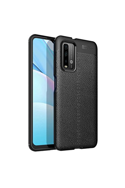 ZM STORE حافظة هاتف Xiaomi Redmi Note 9 4G ذات سطح جلدي بمظهر رائع وغطاء Niss