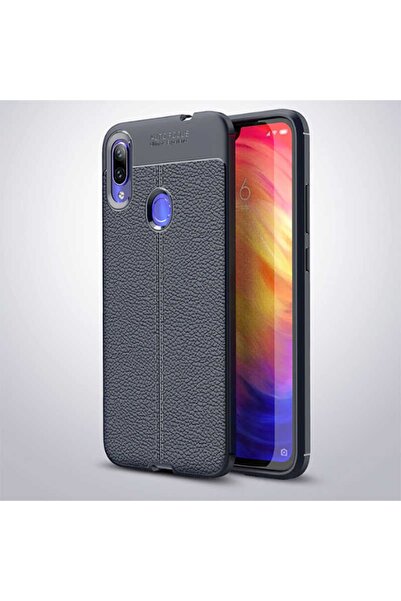 ZM STORE Xiaomi Redmi Note 7 Kılıf Deri Yüzey Görünümlü Harika Kesim Niss Kapak