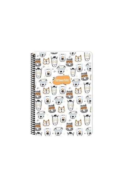 KESKİN COLOR Caiet cu spirală cu copertă de carton Sharp Animal Friends 16,5x22,5 80 Yp Check