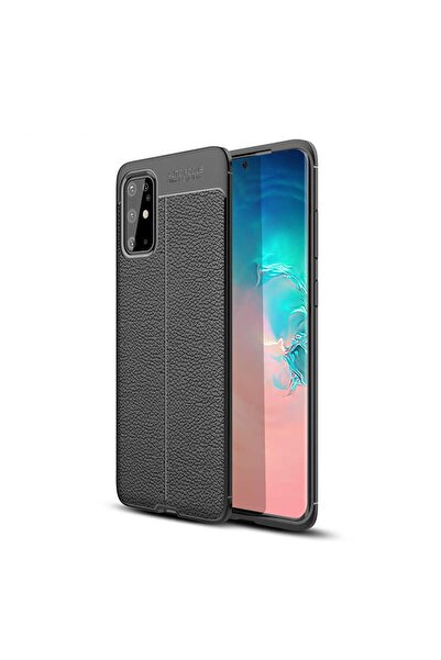 Samsung Galaxy S20 Plus Case Great Cut Niss Cover with Leather Surface Look