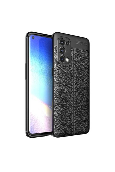 ZM STORE غلاف هاتف اوبو رينو 5 برو 5 جي ذو سطح جلدي ذو مظهر رائع وغطاء نيس