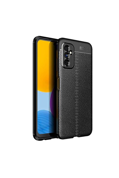 Samsung Galaxy M52 Case Great Cut Niss Cover with Leather Surface Look
