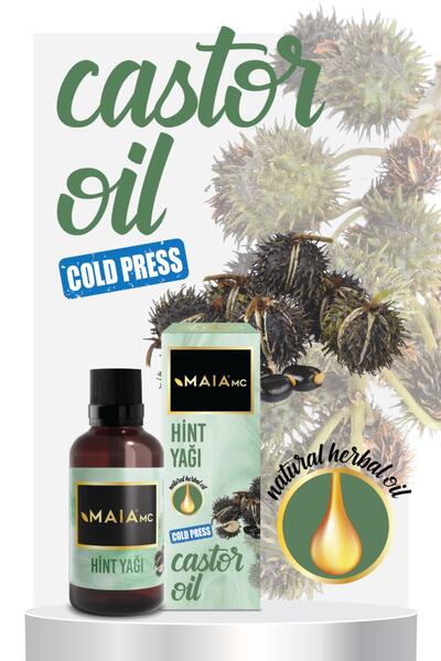 Maia mc Castor Oil 50 ml Helps to Dry Out Acne on the Skin.