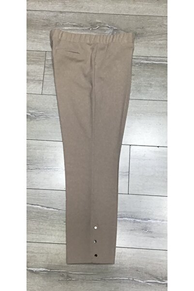 ECE GİYİM Scuba Yanlardan Cepli Önü Dikişli Paçası Çakmalı Beli Lastikli Büyü...