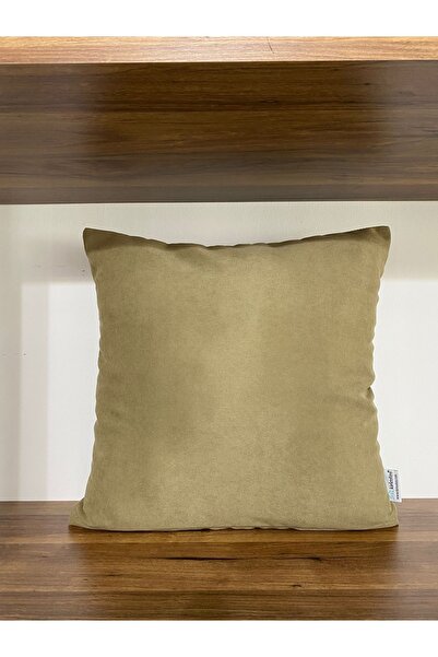 KIRLENTİM Κάλυμμα μαξιλαριού ριχτάρι Plain Khaki Green-020523