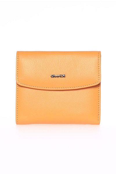 Grande Granda 2614 Genuine Leather Women's Wallet Multi-Compartment Stylish Design Yellow