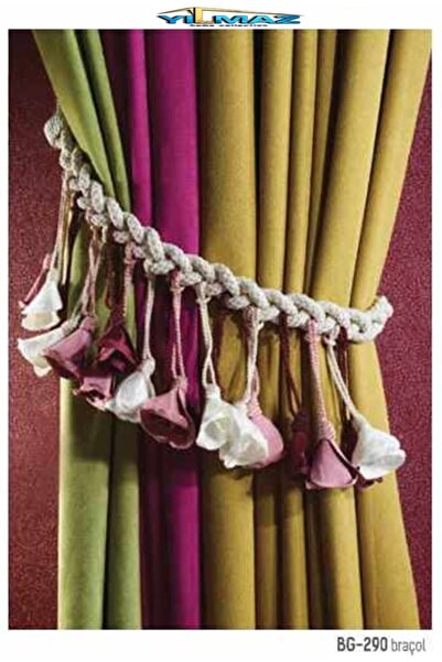 Yılmaz Home Collection Monaliza Braçol Örgü Perde Aksesuar - Monaliza-bg-290