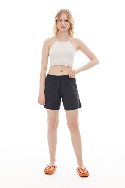 Eke Tekstil Kadın Basic Ara Boy Mayo Deniz Şortu